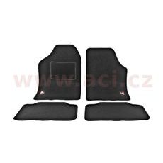 UNIVERZÁLNE TEXTILNÉ KOBERČEKY S LOGOM ACI (ČIERNE) TYP 3