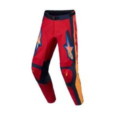 NOHAVICE RACER HUNT, ALPINESTARS (ČERVENÁ/TMAVĚ ŠEDÁ/GRADIENT) 2027