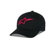 ŠILTOVKA AGELESS SNAPBACK, ALPINESTARS (ČERNÁ/ČERVENÁ)