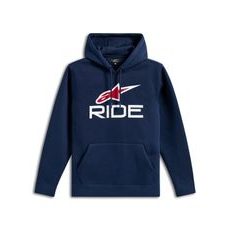 MIKINA RIDE HOODIE 3, ALPINESTARS (MODRÁ/BÍLÁ/ČERVENÁ/)