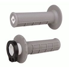 ODI GRIPS MX LOCK-ON V2 HALF-WAFFLE SOFT GREY