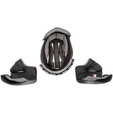 LÍCNICA A KLOBÚK PRE PRILBY CROSS CUP TWO/SONIC, CASSIDA (ČERNÁ/ŠEDÁ)