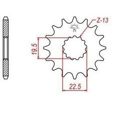 REŤAZOVÉ KOLIESKO PRE SEKUNDÁRNE REŤAZY TYPU 525, JT - ANGLICKO (15 ZUBOV)