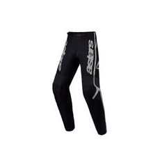 NOHAVICE FLUID APEX V2 YOUTH, ALPINESTARS, DETSKÉ (ČERNÁ/STŘÍBRNÁ) 2027