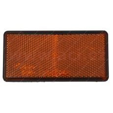 UNIVERZÁLNÍ ODRAZKA OBDÉLNÍK, SAMOLEPÍCÍ, ORANŽOVÁ (103X51 MM)