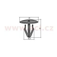 PLASTOVÁ PŘÍCHYTKA (SADA 5 KS)