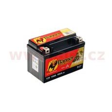 BATERIE GELOVÁ 12V, YT12A-BS, 10AH, 165A, BANNER BIKE BULL GEL 150X87X105