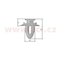 PLASTOVÁ PŘÍCHYTKA (SADA 10 KS)