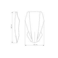 PLEXI NA MOTORKU PUIG NEW. GEN SPORT 9588T ORANŽOVÁ
