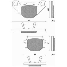BRZDOVÉ DOŠTIČKY (ZMES ROAD TOURING ORGANIC) NEWFREN (2 KS V BALENIE)