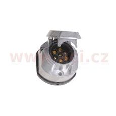 ZÁSUVKA 7 PIN 12V HLINÍK + TĚSNĚNÍ