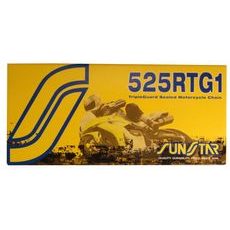 REŤAZ 525RTG1, SUNSTAR (X-KROUŽEK, FARBA ZLATÁ, 94 ČLÁNKOV)