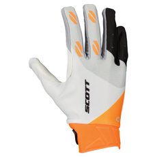 GLOVE EVO RACE BRIGHT WHITE/SHOCKING ORANGE