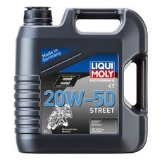 LIQUI MOLY MOTORBIKE 4T 20W50 STREET, MINERÁLNY MOTOROVÝ OLEJ 4 L