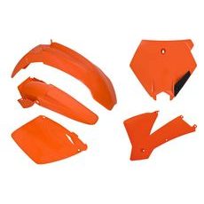 SADA PLASTOV KTM, RTECH (ORANŽOVÁ, 5 DIELOV)