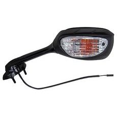 SPÄTNÉ ZRKADLO S BLIKAČOM (ROZTEČ SKRUTIEK 42 MM), Q-TECH, L