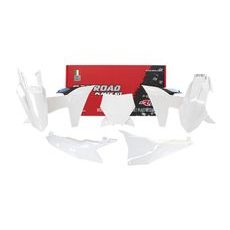 SADA PLASTOV KTM, RTECH (BIELO-ČIERNA, 6 DIELOV)