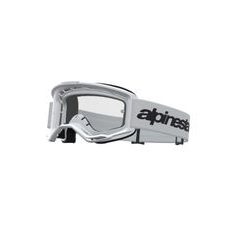 OKULIARE VISION 3 WORDMARK, ALPINESTARS (BÍLÁ/ČERNÁ, ČÍRE PLEXI) 2027