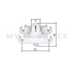 PLASTOVÁ PŘÍCHYTKA (5 KS)