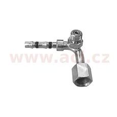 FRIGOCLIC ROVNÉ SEDLO S VENTILOM 90° 3/8"(9,53 MM) PRE HADICE G6 5/16"(7,94 MM) ZÁVIT 11/16"(17,46 MM)