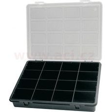 KRABIČKA NA SOUČÁSTKY 242X188X37MM 16 SEKCÍ