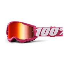 STRATA 2, 100% OKULIARE FLETCHER, ZRKADLOVÉ ČERVENÉ PLEXI, DETSKÉ