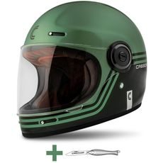 PRILBA FIBRE SUPER HOOLIGAN, CASSIDA (ČERNÁ/METALICKÁ ZELENÁ/ŠEDÁ)