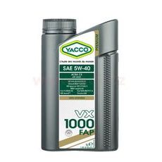 MOTOROVÝ OLEJ YACCO VX 1000 FAP 5W40, 1 L