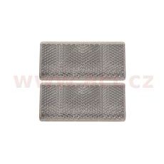 UNIVERZÁLNÍ ODRAZKA OBDÉLNÍK, SAMOLEPÍCÍ, BÍLÁ (69X31,5 MM) 2 KS