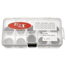 SADA VENTILOVÝCH PODLOŽIEK KAWASAKI (PRIEMER 29 MM, 20 KS), TOURMAX
