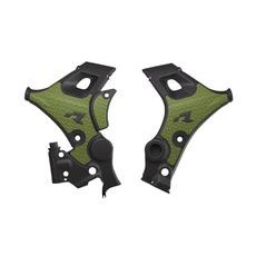 PROTEKTORY RÁMU HONDA TRANSALP, RTECH (ČERNÁ-ZELENÁ NAVY)