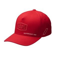 ŠILTOVKA 100% - SHADOW FLEXFIT ČERVENÁ