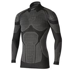 TERMOTRIKO S DLHÝM RUKÁVOM RIDE TECH WINTER, ALPINESTARS (ŠEDÉ/ČERNÉ) 2025