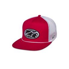 ŠILTOVKA CONTENDER TRUCKER, ALPINESTARS (ČERVENÁ/BÍLÁ)