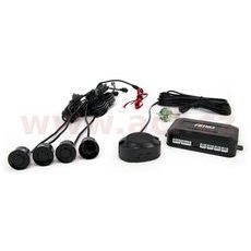 PARKOVACÍ ASISTENT ZADNÍ - ZVUKOVÁ SIGNALIZACE, 4X SENZOR (ČERNÉ)