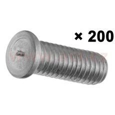 NAVAŘOVACÍ HLILNÍKOVÝ ŠROUB M4X12, ALMG3 (200 KS)