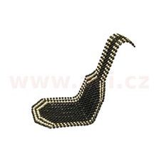 RETRO POTAH SEDADLA, DŘEVĚNÉ KULIČKY, ČERNÝ