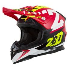 PRILBA X1.9D TARGA, ZED, DETSKÁ (ČERVENÁ/ŽLUTÁ FLUO/ČERNÁ/BÍLÁ) 2025