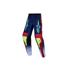 NOHAVICE FLUID DRAG YOUTH, ALPINESTARS, DETSKÉ (TMAVO MODRÁ/ČERVENÁ/ZELENÁ/BÍLÁ) 2027