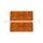 univerzální odrazka obdélník, samolepící, oranžová (69x31,5 mm) 2 ks