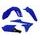 sada plastov YAMAHA, RTECH (OEM farby, 4 diely)