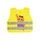 dětská reflexní vesta žlutá