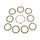 Friction plates kit with clutch cover gasket ATHENA P40230115
