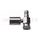 fitinka oceľová namačkávacia s krytkou o-krúžku samica krátka s HP portom 90° pre hadice G6 (8 mm) závit UNF 5/8"