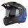 prilba Tour 2.0 Crew, CASSIDA (čierna matná/modrá, plexi s prípravou pre Pinlock) 2026