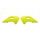 spojlery chladiča HUSQVARNA, RTECH (žlté, pár)