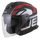 prilba Jet Tech 2.0 RoTo, CASSIDA (čierna matná/červená/bílá) 2026