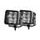 sada přídavných světel 12/24 V, 3000 lm, HELLA Black Magic Cube, 81x75 mm, široký kužel světla