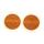 univerzální odrazka kulatá, plastový držák se šroubem M5, oranžová (průměr 78 mm) 2 ks