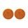 univerzální odrazka kulatá, samolepící, oranžová (průměr 50 mm) 2 ks